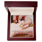 To My Fiancee Your Last Infinity Knot Necklace Message Card-Express Your Love Gifts