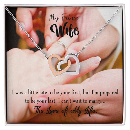 To My Fiancee Your Last Inseparable Necklace-Express Your Love Gifts