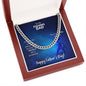 To My Fishing Dad Thanks For Always Being There Cuban Chain-Express Your Love Gifts
