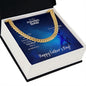To My Fishing Dad Thanks For Always Being There Cuban Chain-Express Your Love Gifts