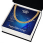 To My Fishing Dad Thanks For Always Being There Cuban Chain-Express Your Love Gifts