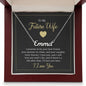 To My Future Wife I Promise to Be Your Best Friend Custom Name Necklace-Express Your Love Gifts