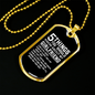 To My Girlfriend 5 Things You Should Know About My Girlfriend Necklace Stainless Steel or 18k Gold Dog Tag 24" Chain-Express Your Love Gifts
