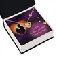 To My Girlfriend Adore You Infinity Knot Necklace Message Card-Express Your Love Gifts