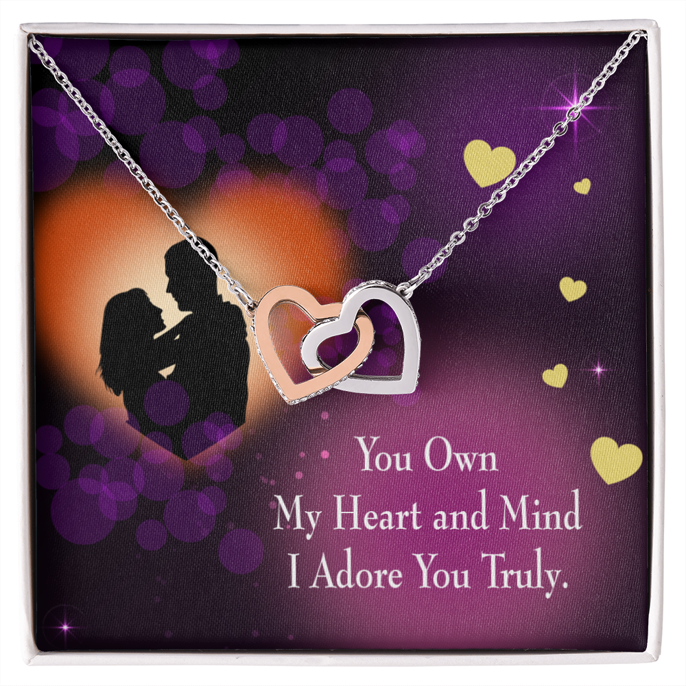 To My Girlfriend Adore You Inseparable Necklace-Express Your Love Gifts