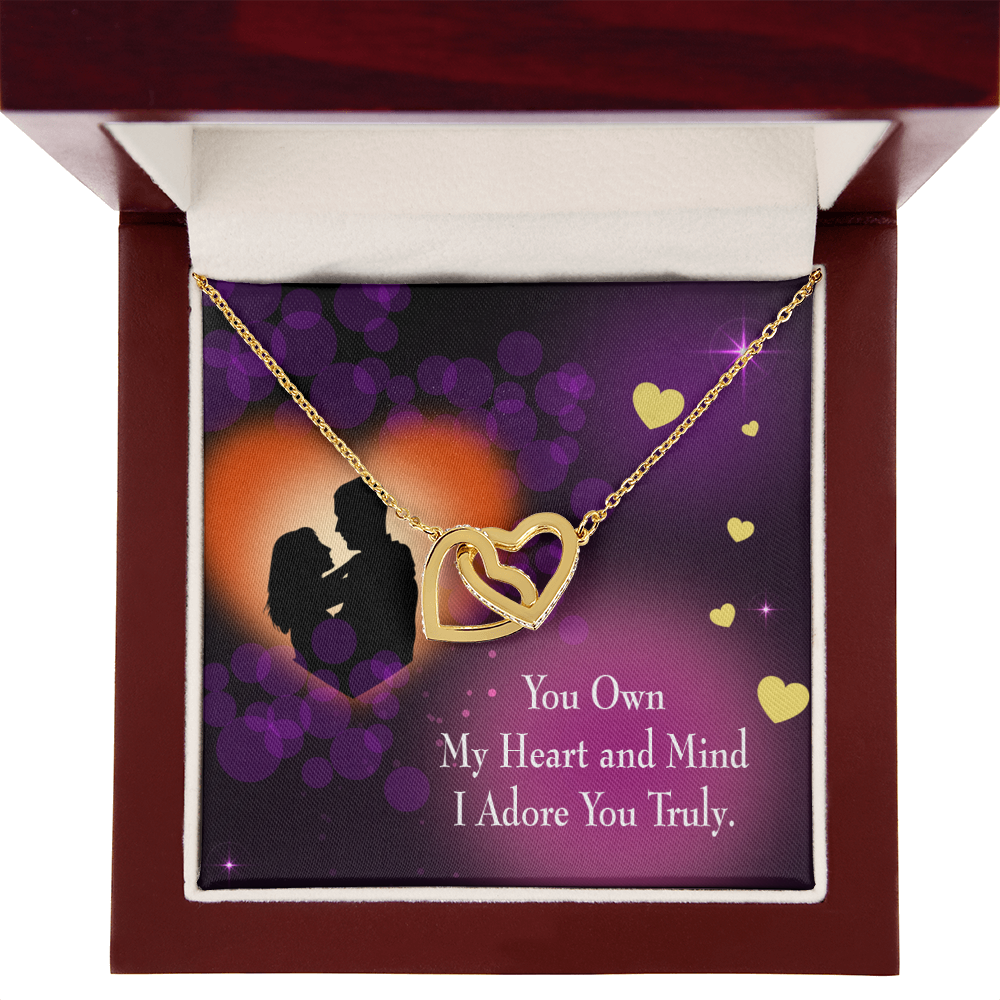 To My Girlfriend Adore You Inseparable Necklace-Express Your Love Gifts