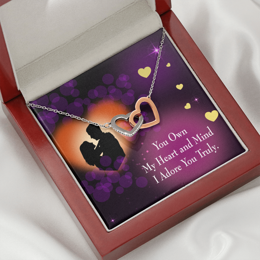 To My Girlfriend Adore You Inseparable Necklace-Express Your Love Gifts