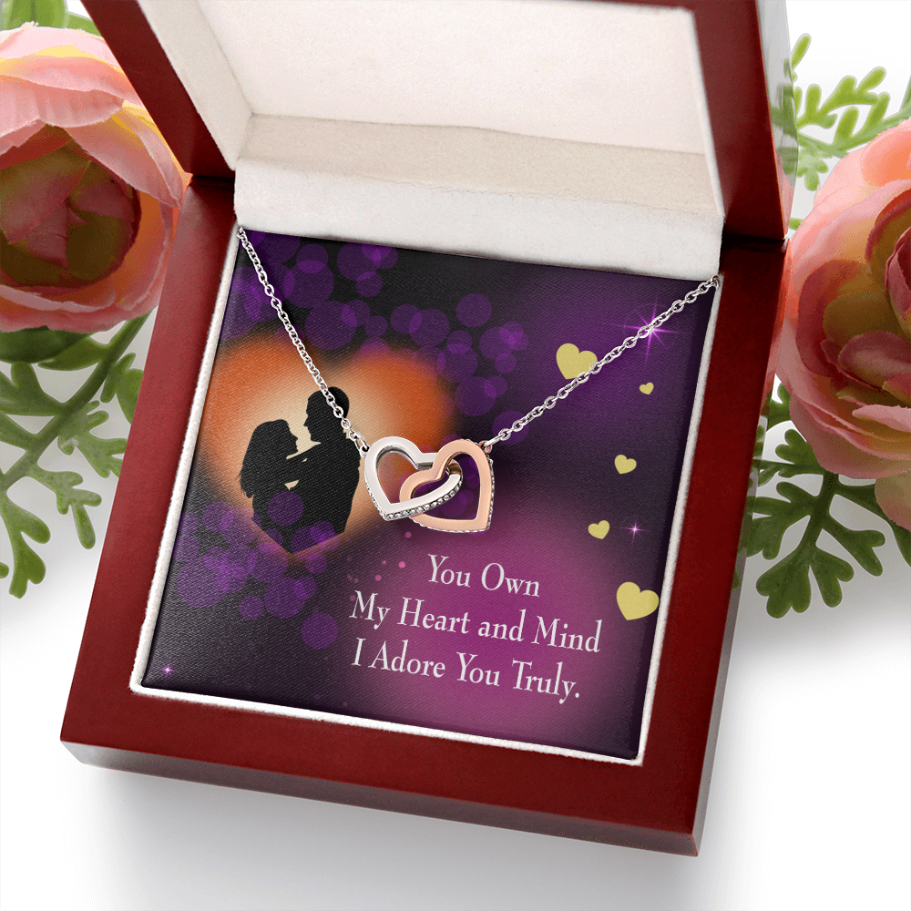 To My Girlfriend Adore You Inseparable Necklace-Express Your Love Gifts