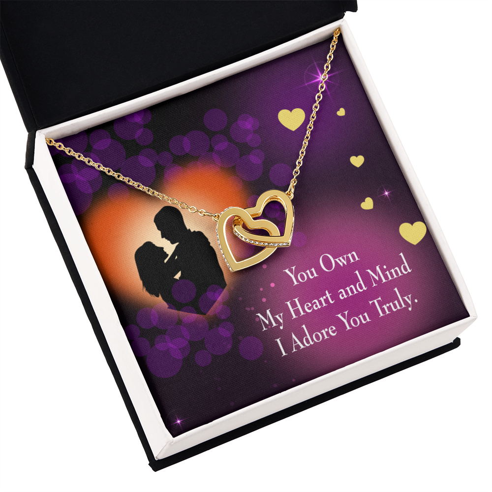 To My Girlfriend Adore You Inseparable Necklace-Express Your Love Gifts