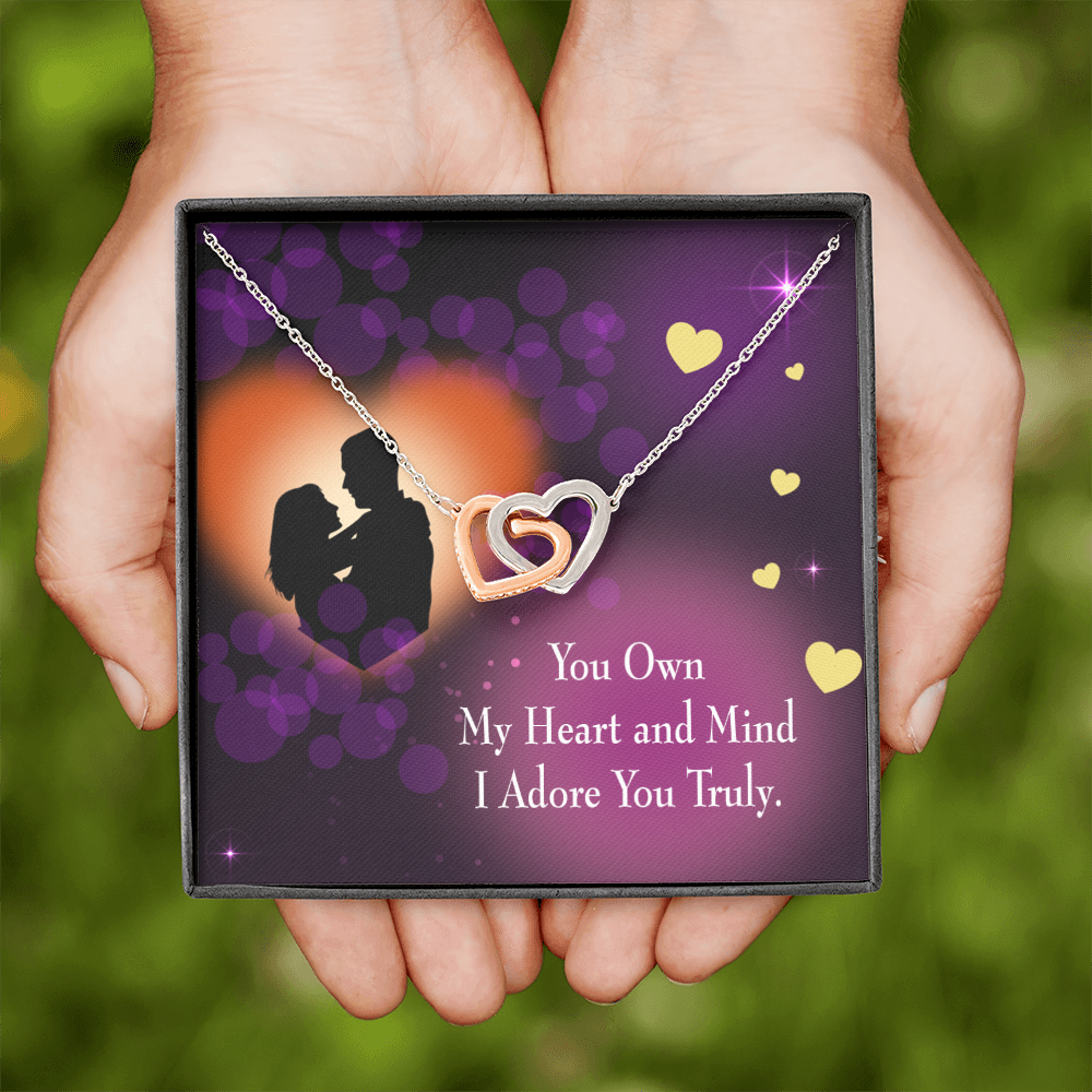 To My Girlfriend Adore You Inseparable Necklace-Express Your Love Gifts