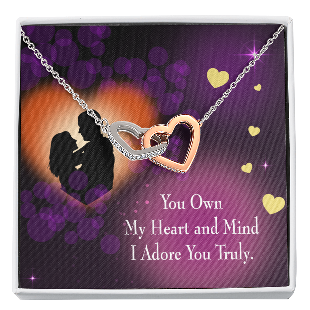 To My Girlfriend Adore You Inseparable Necklace-Express Your Love Gifts