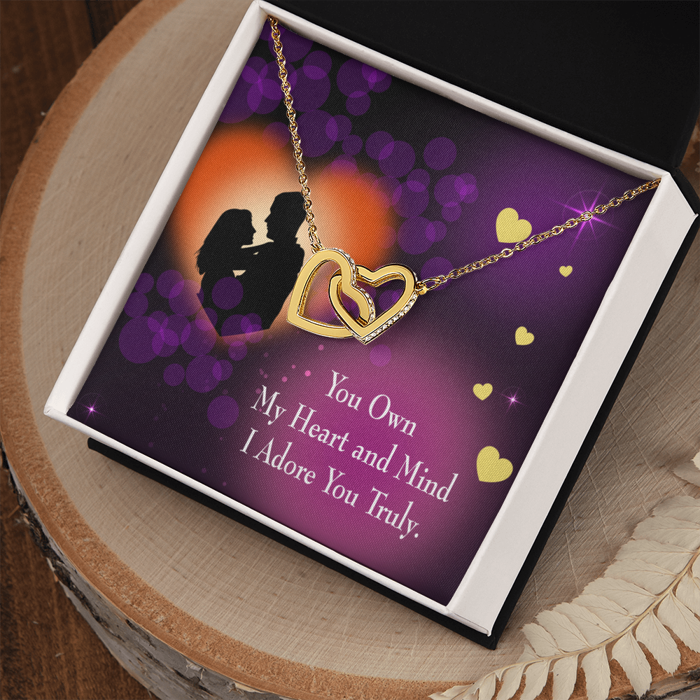 To My Girlfriend Adore You Inseparable Necklace-Express Your Love Gifts