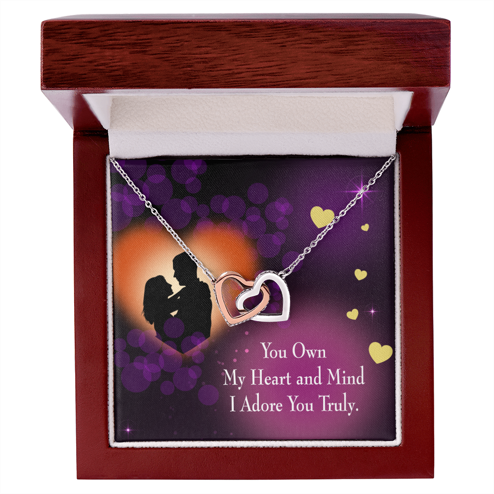 To My Girlfriend Adore You Inseparable Necklace-Express Your Love Gifts
