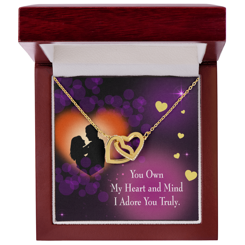 To My Girlfriend Adore You Inseparable Necklace-Express Your Love Gifts