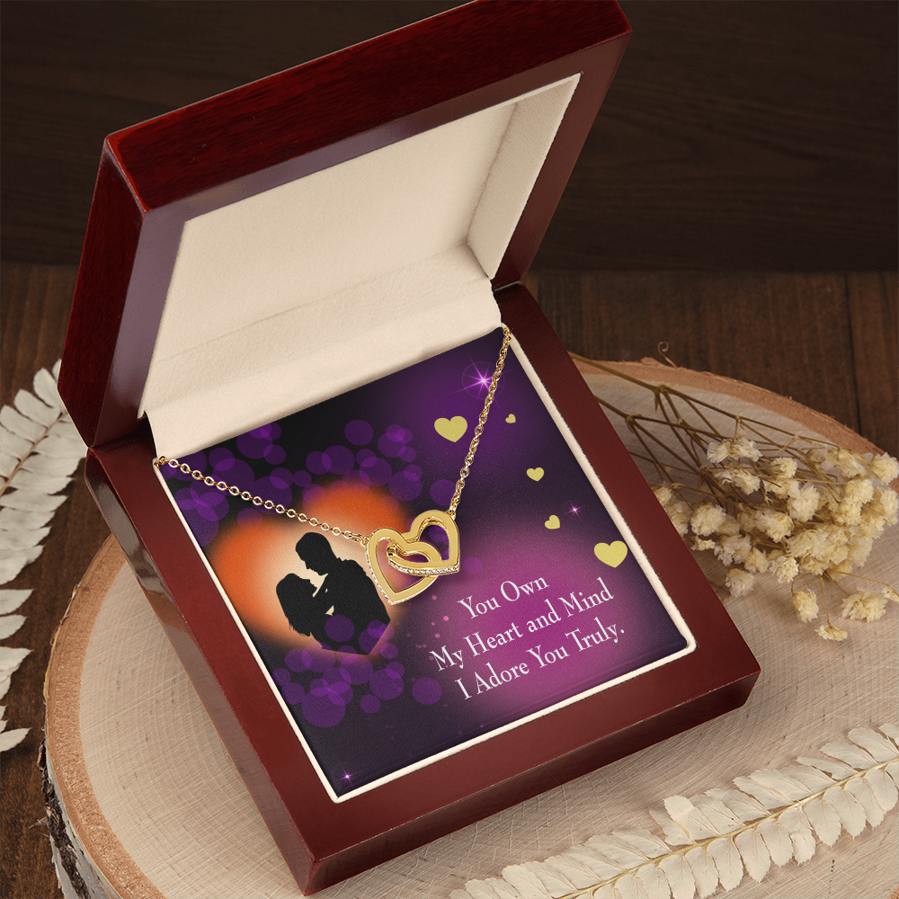 To My Girlfriend Adore You Inseparable Necklace-Express Your Love Gifts