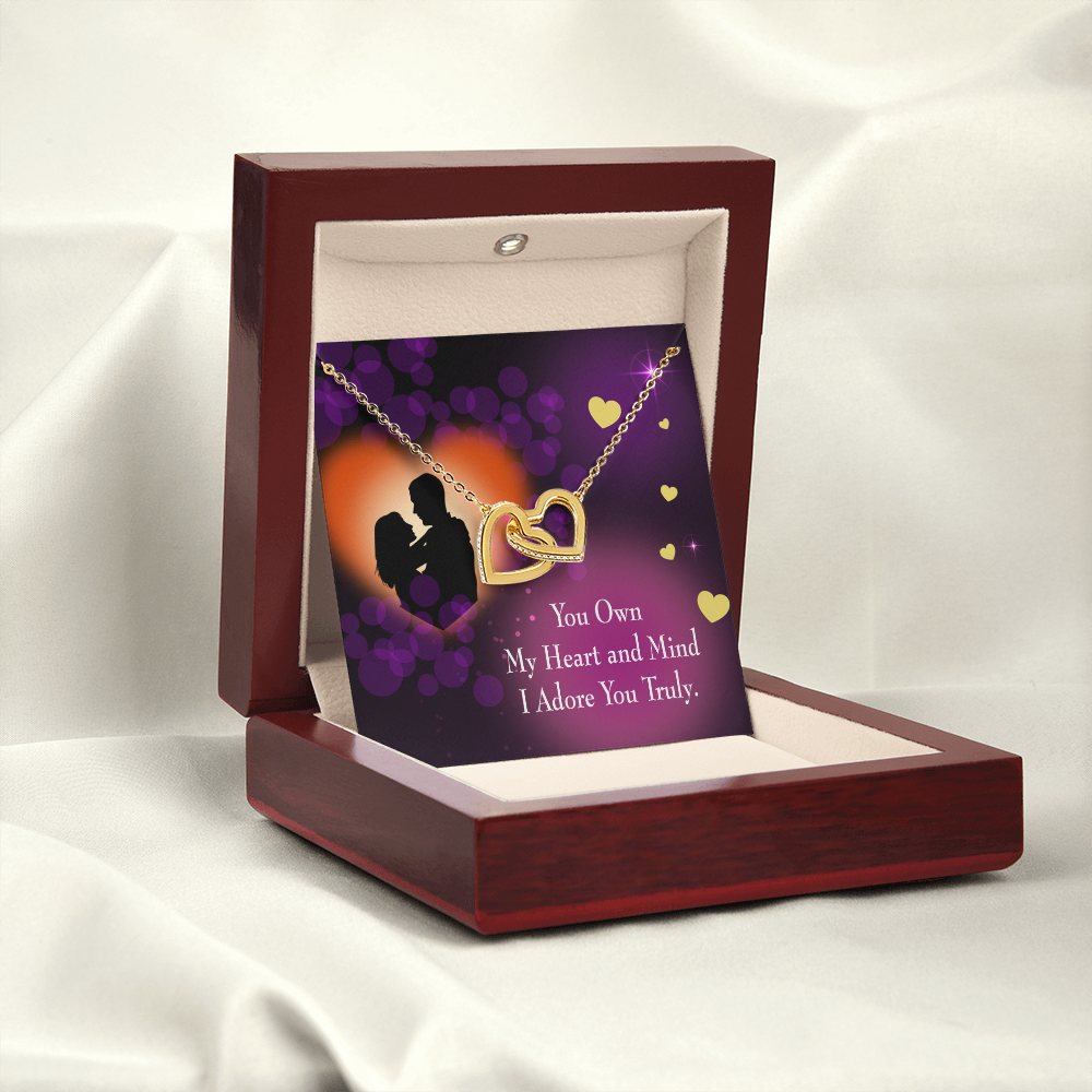 To My Girlfriend Adore You Inseparable Necklace-Express Your Love Gifts