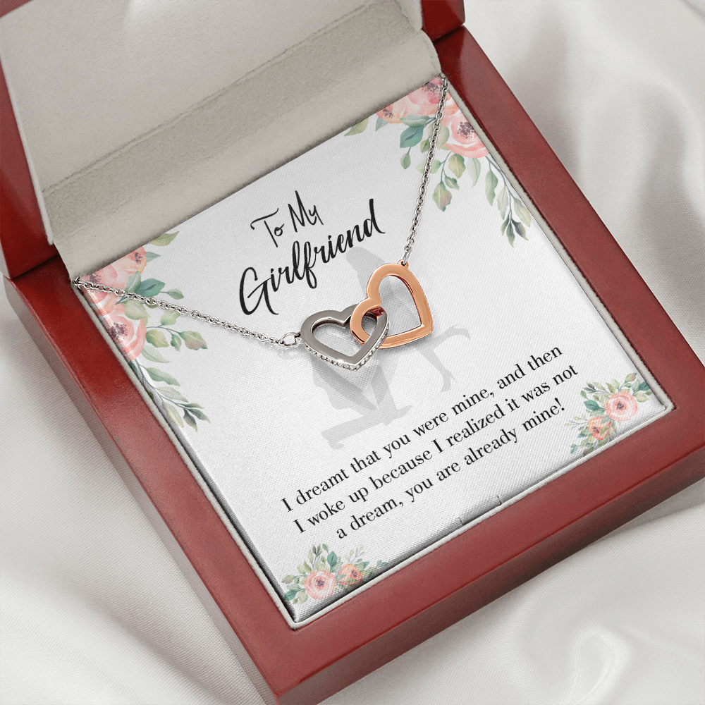 To My Girlfriend Already Mine Inseparable Necklace-Express Your Love Gifts