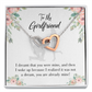 To My Girlfriend Already Mine Inseparable Necklace-Express Your Love Gifts