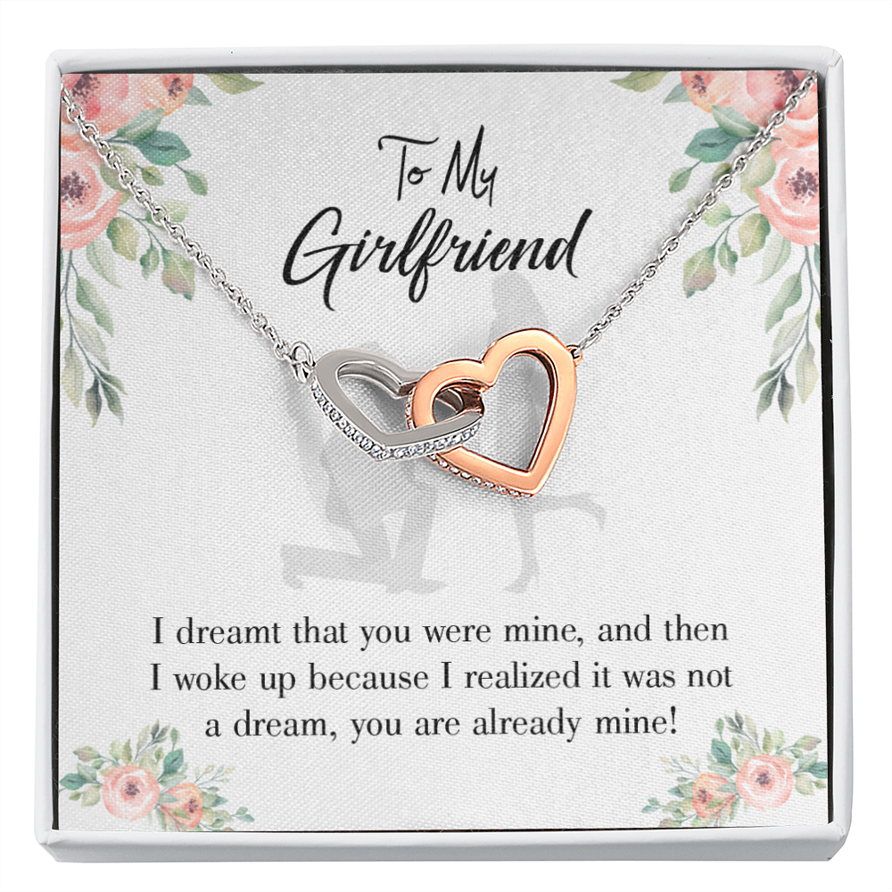To My Girlfriend Already Mine Inseparable Necklace-Express Your Love Gifts