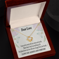 To My Girlfriend Always and Forever Infinity Knot Necklace Message Card-Express Your Love Gifts