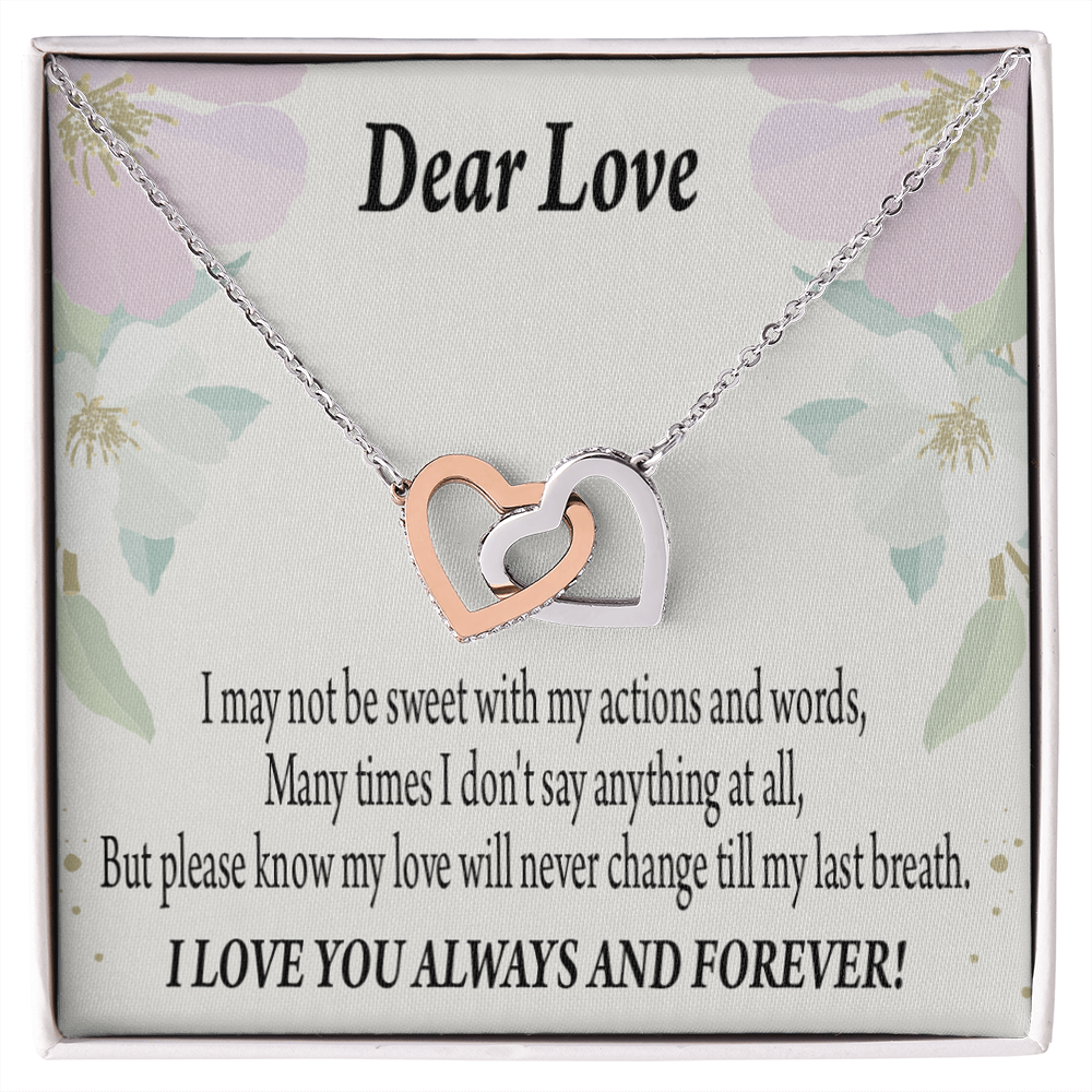 To My Girlfriend Always and Forever Inseparable Necklace-Express Your Love Gifts