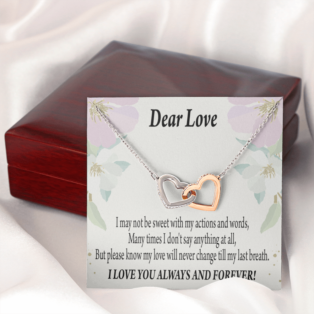 To My Girlfriend Always and Forever Inseparable Necklace-Express Your Love Gifts