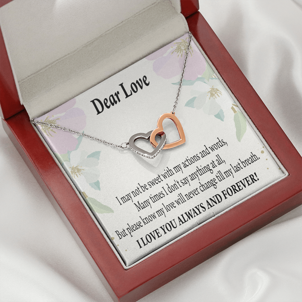 To My Girlfriend Always and Forever Inseparable Necklace-Express Your Love Gifts