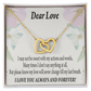 To My Girlfriend Always and Forever Inseparable Necklace-Express Your Love Gifts