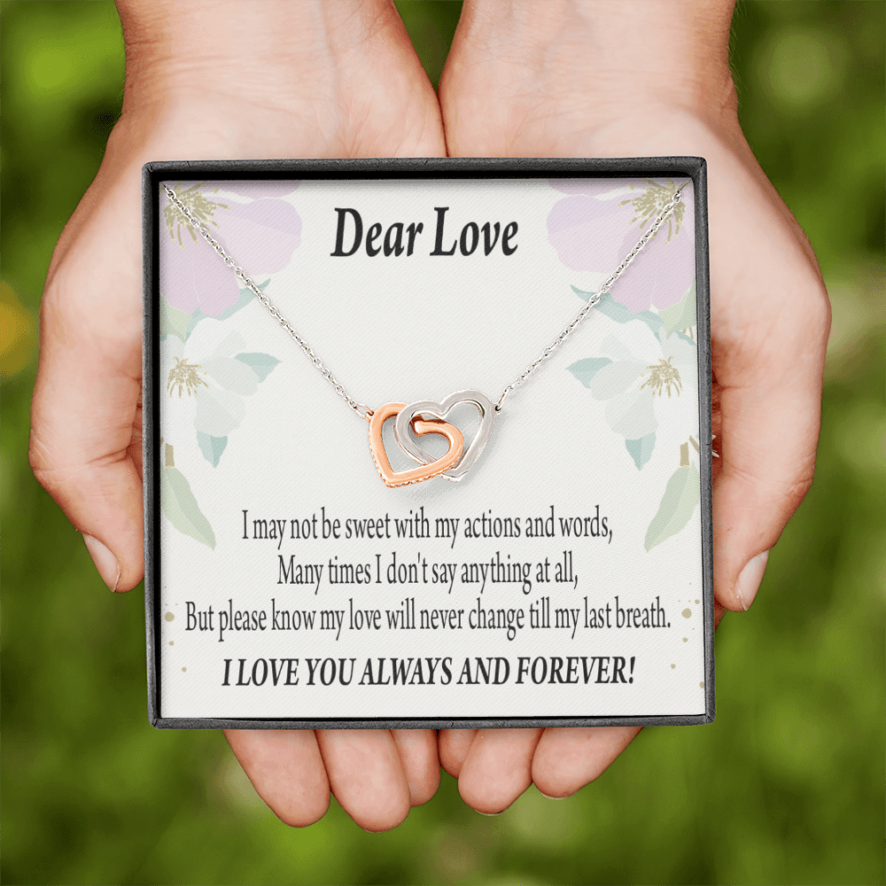 To My Girlfriend Always and Forever Inseparable Necklace-Express Your Love Gifts