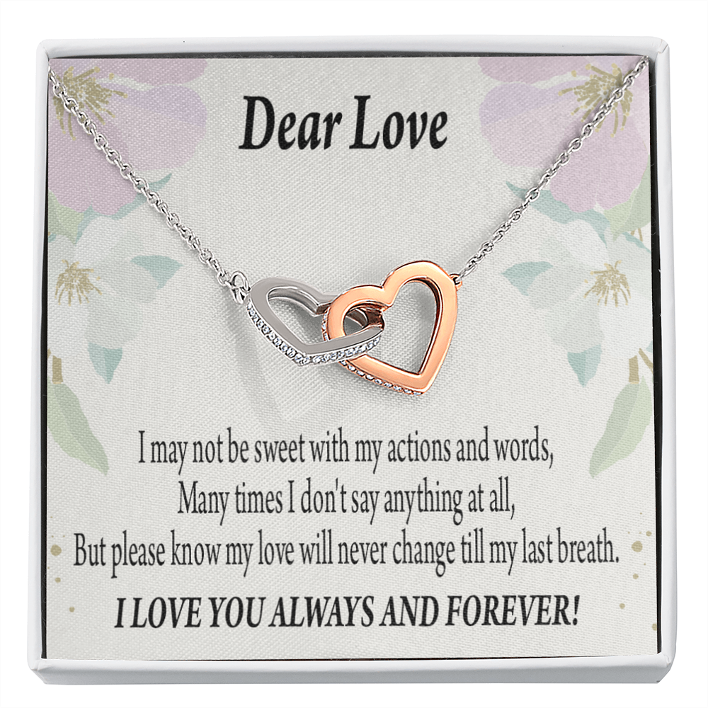 To My Girlfriend Always and Forever Inseparable Necklace-Express Your Love Gifts