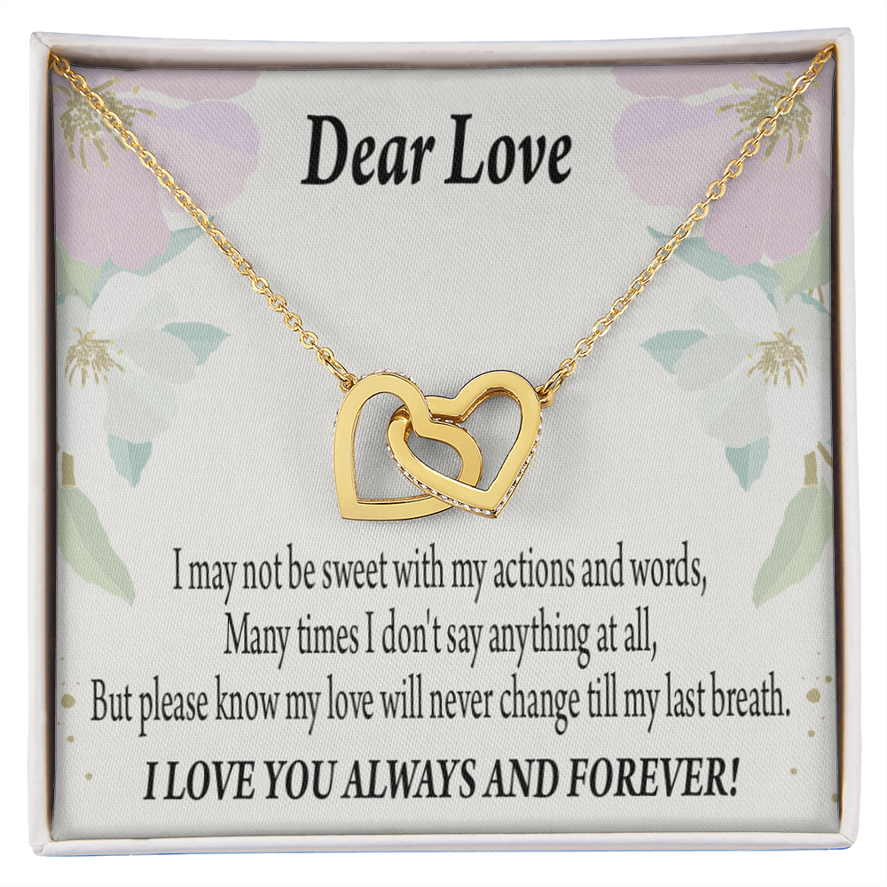 To My Girlfriend Always and Forever Inseparable Necklace-Express Your Love Gifts