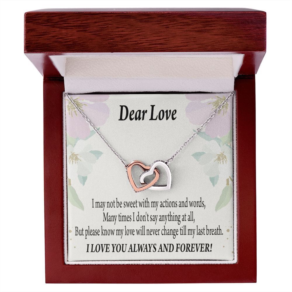 To My Girlfriend Always and Forever Inseparable Necklace-Express Your Love Gifts