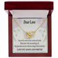 To My Girlfriend Always and Forever Inseparable Necklace-Express Your Love Gifts
