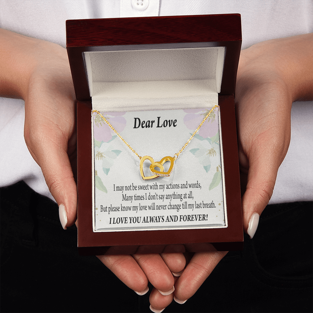 To My Girlfriend Always and Forever Inseparable Necklace-Express Your Love Gifts