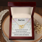 To My Girlfriend Always and Forever Inseparable Necklace-Express Your Love Gifts