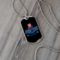 To My Girlfriend American Girlfriend Necklace Stainless Steel or 18k Gold Dog Tag 24" Chain-Express Your Love Gifts