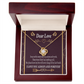 To My Girlfriend Apology to Wife Girlfriend My Love Infinity Knot Necklace Message Card-Express Your Love Gifts