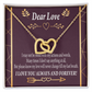 To My Girlfriend Apology to Wife Girlfriend My Love Inseparable Necklace-Express Your Love Gifts
