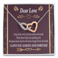 To My Girlfriend Apology to Wife Girlfriend My Love Inseparable Necklace-Express Your Love Gifts