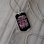 To My Girlfriend Awesome Nurse Girlfriend Necklace Stainless Steel or 18k Gold Dog Tag 24" Chain-Express Your Love Gifts