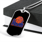 To My Girlfriend Basketball Girlfriend Necklace Stainless Steel or 18k Gold Dog Tag 24" Chain-Express Your Love Gifts