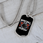 To My Girlfriend Basketball is My Girlfriend Necklace Stainless Steel or 18k Gold Dog Tag 24" Chain-Express Your Love Gifts