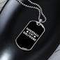 To My Girlfriend Basketball Is My Girlfriend Plain Necklace Stainless Steel or 18k Gold Dog Tag 24" Chain-Express Your Love Gifts