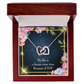 To My Girlfriend Because of YOU Inseparable Necklace-Express Your Love Gifts