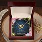 To My Girlfriend Because of YOU Inseparable Necklace-Express Your Love Gifts
