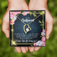 To My Girlfriend Being You Forever Necklace w Message Card-Express Your Love Gifts