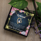 To My Girlfriend Being You Forever Necklace w Message Card-Express Your Love Gifts