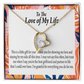To My Girlfriend Best Girl Forever Necklace w Message Card-Express Your Love Gifts