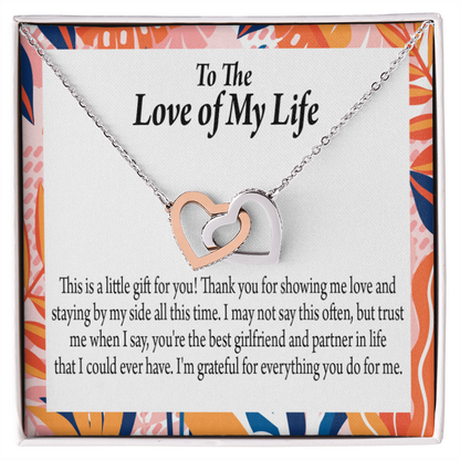 To My Girlfriend Best Girl Inseparable Necklace-Express Your Love Gifts