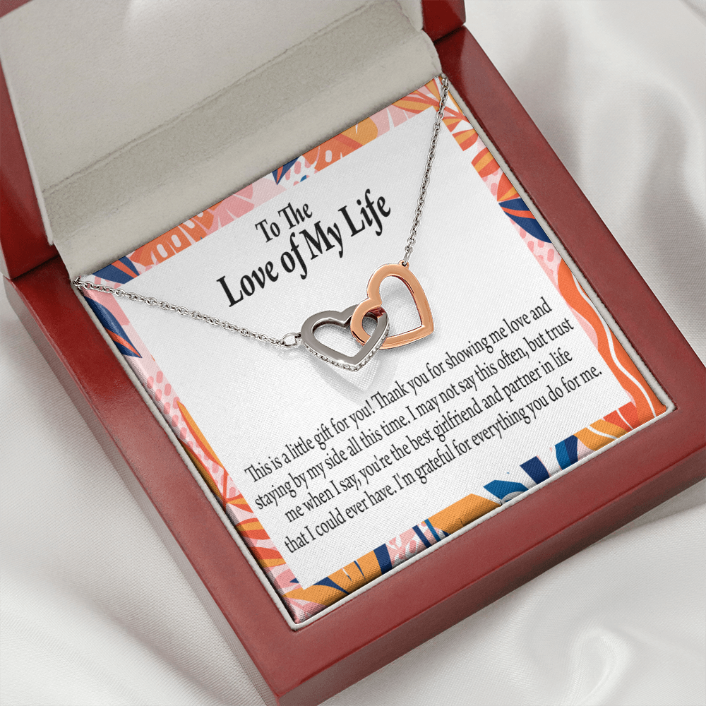 To My Girlfriend Best Girl Inseparable Necklace-Express Your Love Gifts